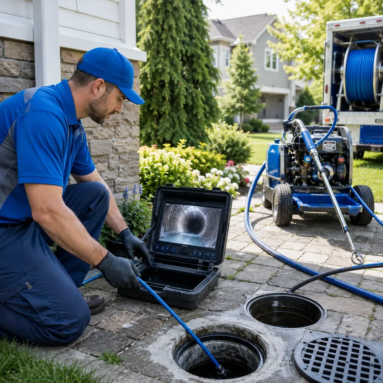 Outdoor drain cleaning professionals serving Wesson, MS